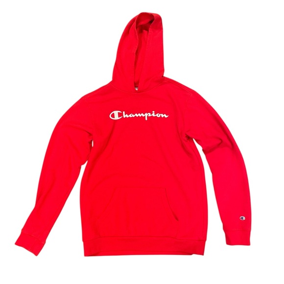 Youth Champion Script Red Hoodie - Picture 2 of 8